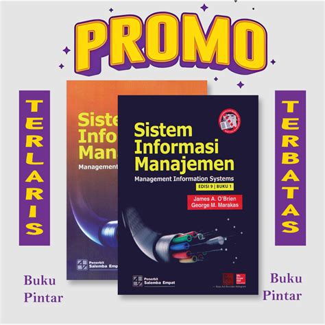 Jual Sistem Informasi Manajemen Buku 1 Dan Buku 2 Edisi 9 By James A O Brien Shopee Indonesia