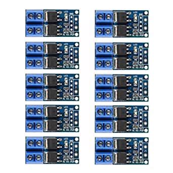 AEDIKO 10pcs DC 5V 36V 15A 400W Dual High Power MOS Transistor Driving