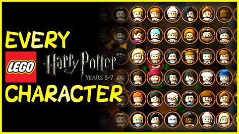 Every Character In Lego Harry Potter Years Original