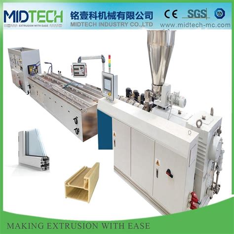 Wpc Pvc Window Profile Extrusion Line Wpc Upvc Door Frame Extrusion