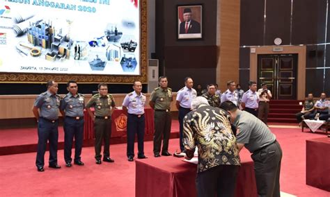 Mabes Tni Tanda Tangani Kontrak Pengadaan Barang Dan Jasa Tahun