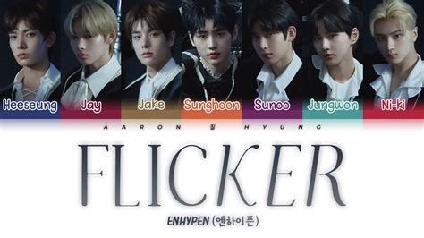 Enhypen Flicker Color Coded Lyrics Youtube