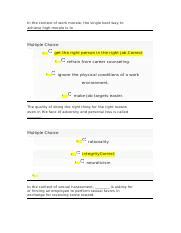 LDR 535 Wk 2 Practice Knowledge Check Doc In The Context Of Work