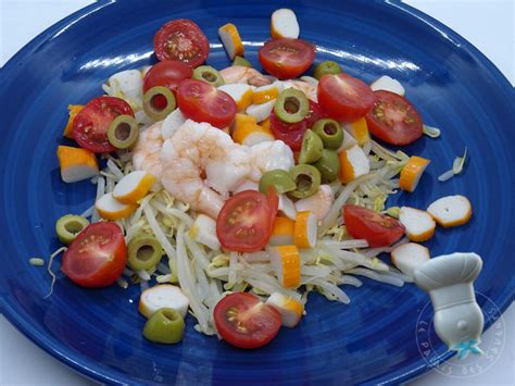 Salade Surimi Crevettes De Le Palais Des Saveurs Et Ses Recettes De