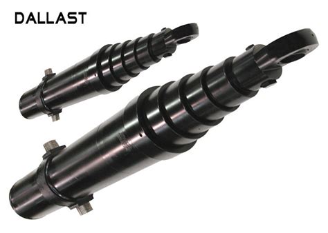 Single Acting Parker Pin Or Trunnion Mount Telescopic Hydraulic ...