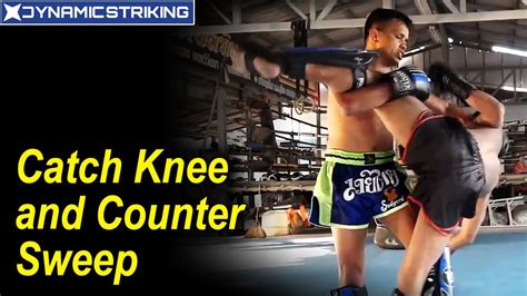 Catch Knee And Counter Sweep Variations By Jompop Kiatphontip Youtube