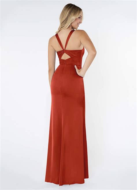 Azazie Mero Rust Bridesmaid Dresses Azazie