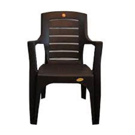 Modern Brown Designer Plastic Chair For Office Back Style Tight Back