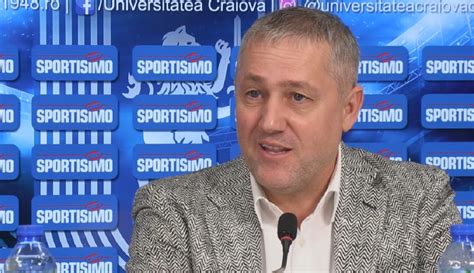 Mihai Rotaru negociază cu un atacant Patronul Universităţii Craiova