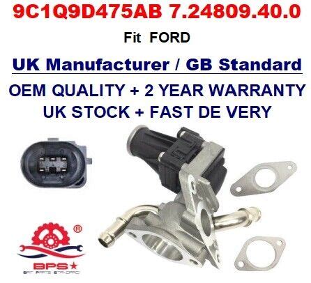 EGR VALVE WATER COOLED 1673226 9C1Q9D475AB For FORD TRANSIT 2 2 2 4 3 2