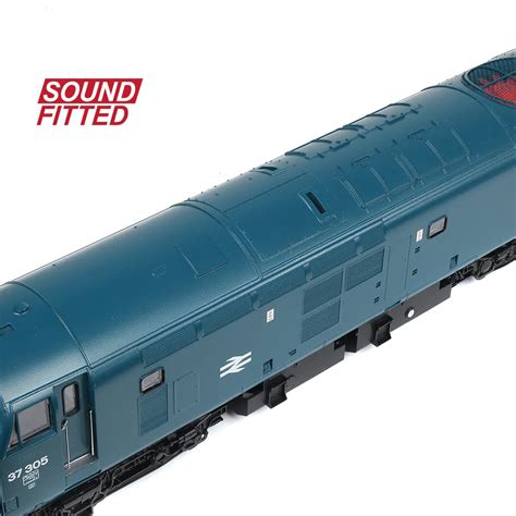 Bachmann 35 303sf Oo Gauge Class 37 0 Centre Headcode 37305 Br Blue Dcc Sound Ebay