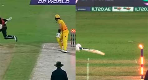 Cricket News International League T20 Sam Billings Did Ms Dhoni Style Stumping In Sharjah