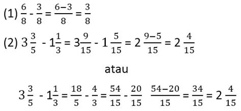 Operasi Hitung Pecahan Biasa Campuran Desimal Dan Persen Juragan Les