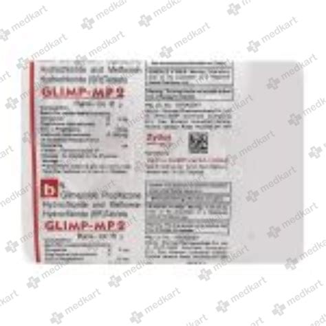 Glimp Mp Mg Tablet S Price Composition Generic Alternatives