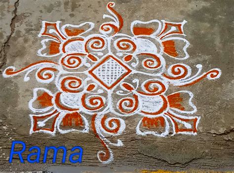 Design kolam || 7×7 dots kolam – Kolams of India