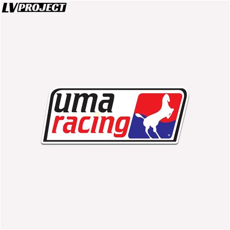 Jual Stiker Uma Racing Motor Laminasi Glossy Ukuran Cm Sticker Cutting