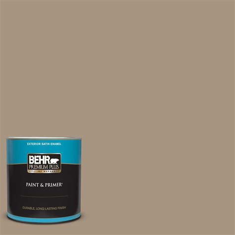 Behr Premium Plus Qt Ppu Pure Earth Satin Enamel Exterior Paint