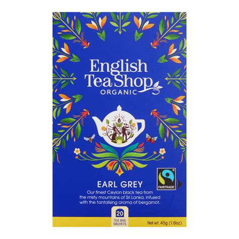 English Tea Shop Organic Earl Grey Tea 20 Count World Market