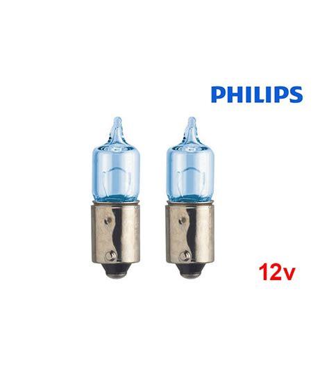 Lâmpadas Halogéneo H6W BAX9s 6W 12V Philips WhiteVision Ultra Pack