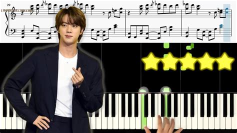 Jin Bts Yours Jirisan Ost Pt Piano Tutorial Youtube