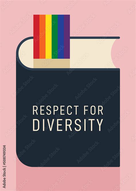 LGBTQ community pride month poster design template with rainbow stripe ...