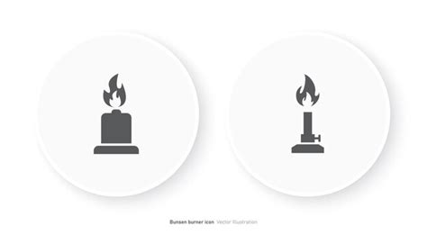 Premium Vector Bunsen Burner Icon Design Vector Illustration