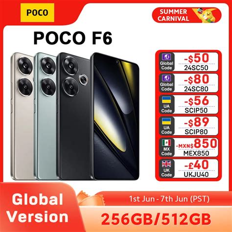 Poco F G Smartphone Vers O Global Snapdragon Crystal Res Amoled