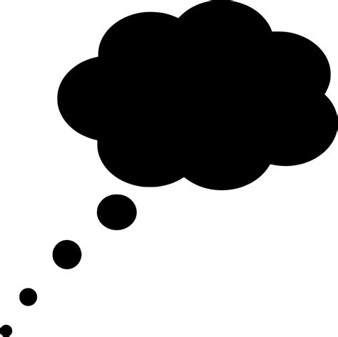 Svg Thoughts Clouds Thought Speech Free Svg Image And Icon Svg Silh