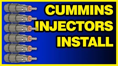 Cummins Injectors Install 98 02 Dodge Cummins Youtube