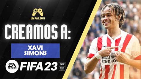 FIFA 23 XAVI SIMONS PRO CLUBS CLUBES PRO LOOKALIKE CREATION FACE YouTube