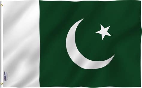 Anley Fly Breeze 3x5 Fuß Pakistan Flagge Lebendige Farbe und UV