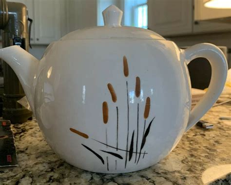 Sears And Roebuck Cat Tail Tea Pot Vitrified China Etsy