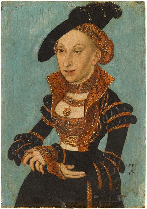 Portrait Of Sibylle Of Cleve 15121554 Old Master 19th Century