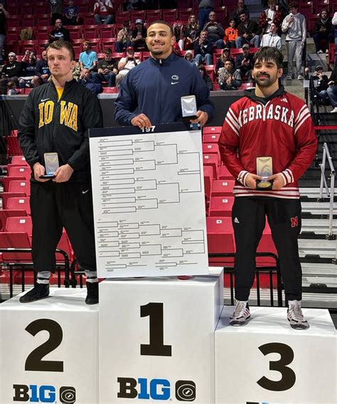 Big Ten Wrestling Championships Aaron Brooks Photos