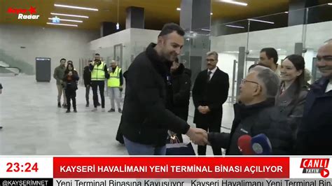 Kayseri Havalimanı yeni terminal binası ilk yolcularını karşıladı