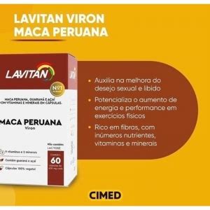 Lavitan Maca Peruana Viron C Psulas