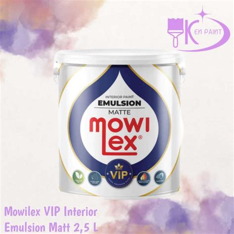 Jual Mowilex Emulsion Vip Neutral Color Cat Tembok Liter White