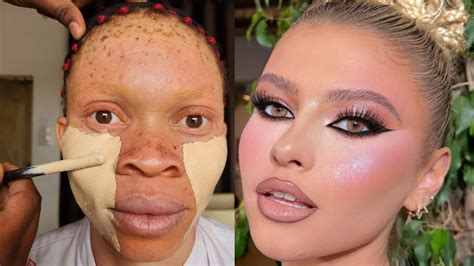 She Was Transformed 👉🔥😱 Makeup Transformation💄makeup Tutorial 😳