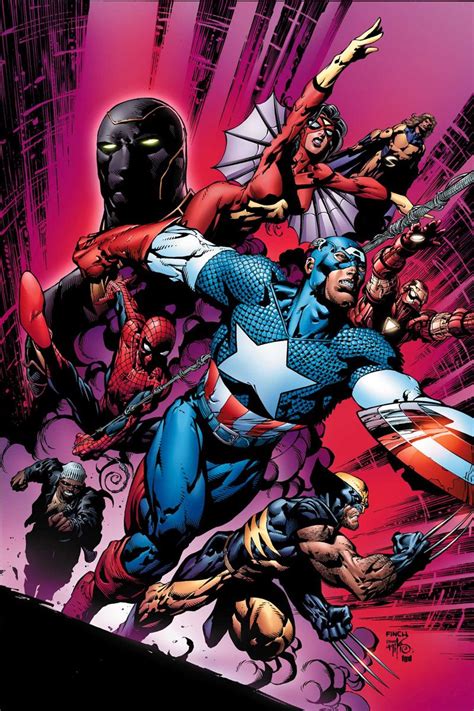 New Avengers By David Finch Comic Art Work By David Finch Comics