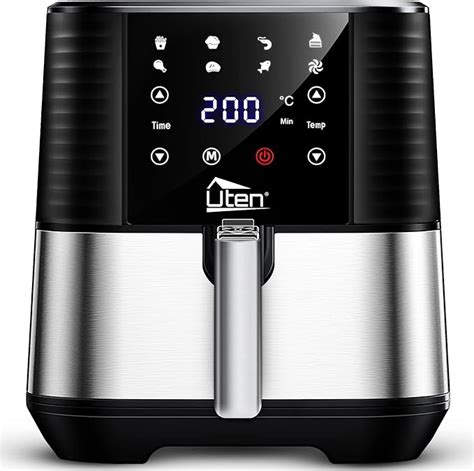 Air Fryer Oven Uten 5 5L Oil Free Air Fryers For Home Use LED Screen