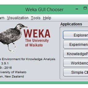 The Weka Explorer Interface The Interface Shown In Figure Supports