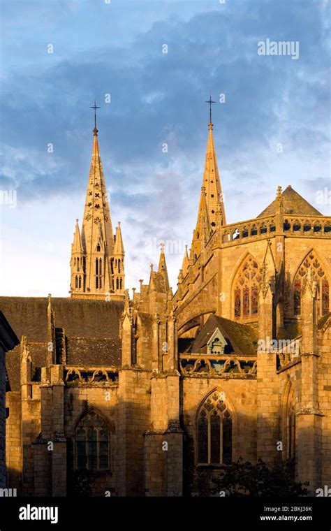 France Finistere Saint Pol De L On The Saint Paul Aurelien Cathedral