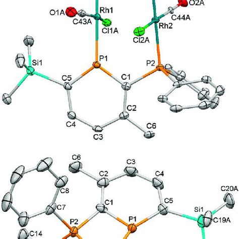 Thermal Ellipsoid Plots 50 Of The Molecular Structures Of 2 Top