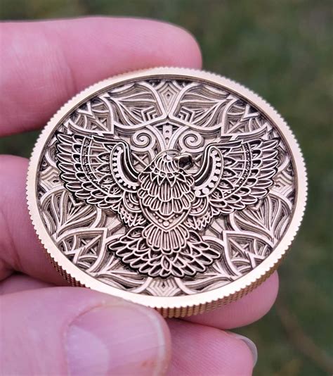 Layered Eagle Mandala 3d Engraving Files Fiber Laser Engraving Designs