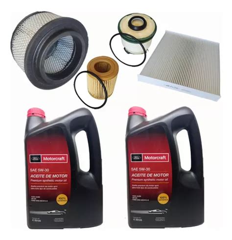 Kit Filtros Ford Ranger Tdci L W Motorcraft