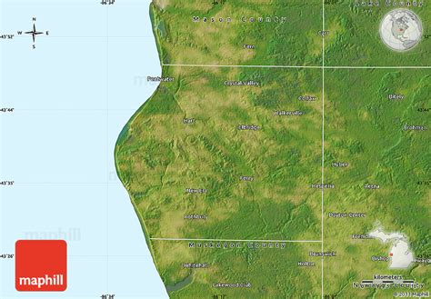 Oceana County Map