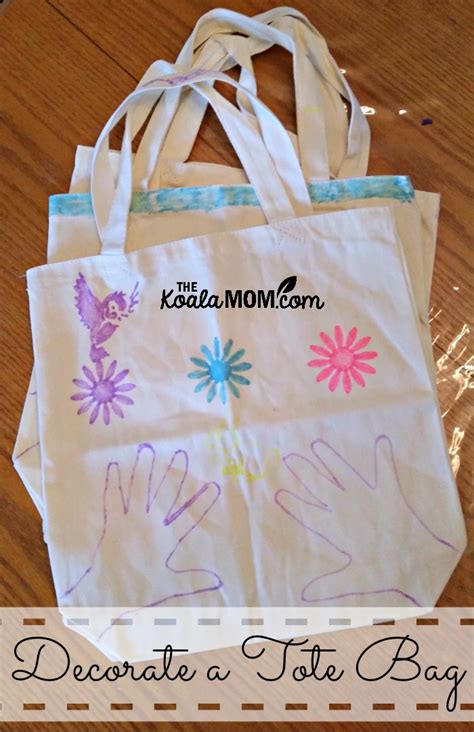 Decorate A Tote Bag • The Koala Mom