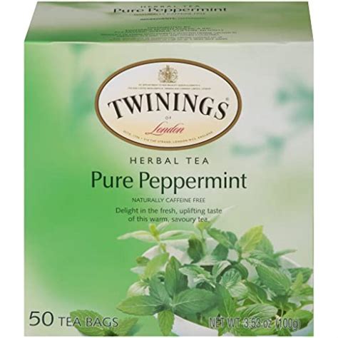 Twinings Tea Pure Peppermint Herbal Tea Calm And