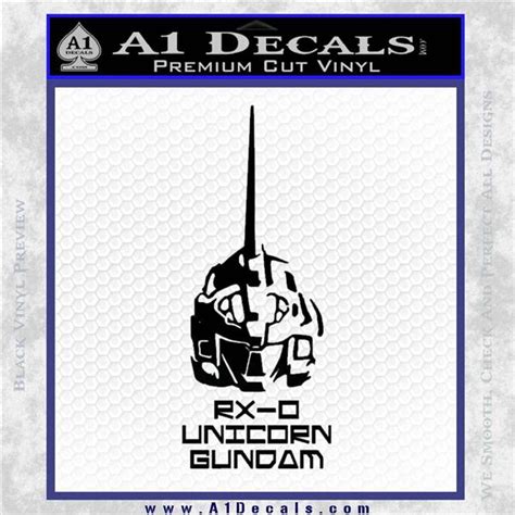 Rx Unicorn Gundam Decal Sticker A Decals