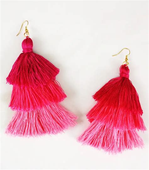 Diy Tassel Earrings In Colorful Ways A Subtle Revelry